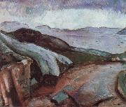 Edvard Munch Shore oil painting
